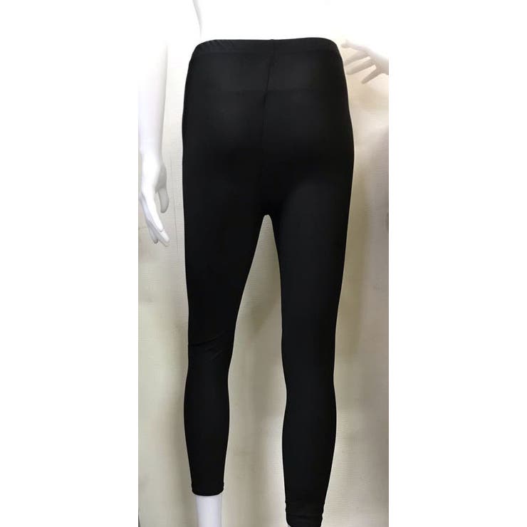 レギンス ペンシルパンツ 無地 ストレッチ レギパン 美脚効果 | shoppinggo | 詳細画像5 