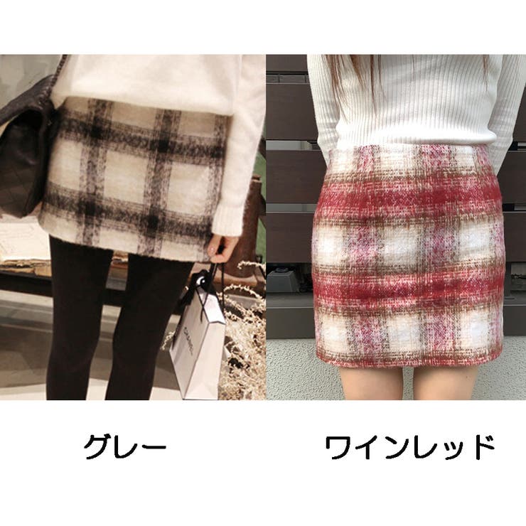 ミニスカート レディース チェック柄 | shoppinggo | 詳細画像2 