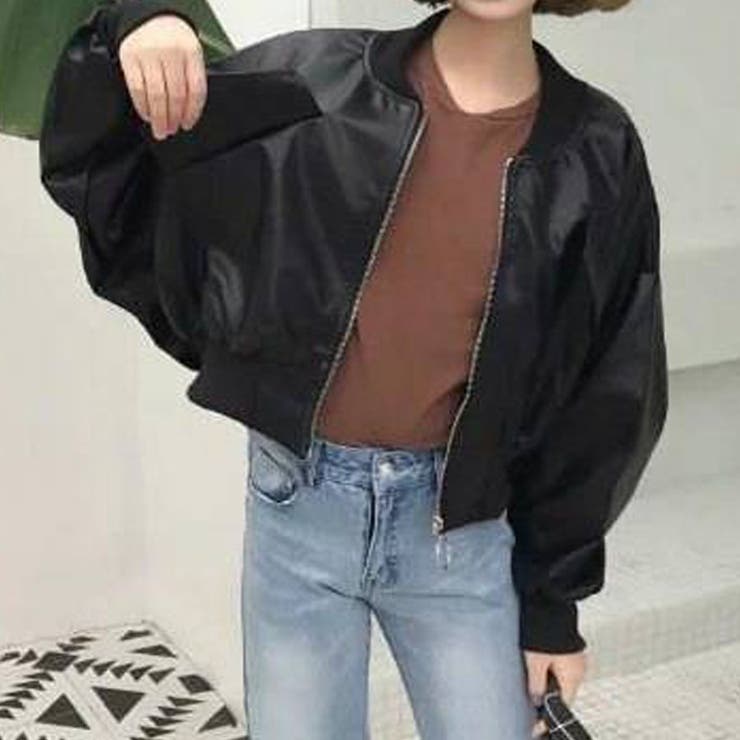 ゴー☆ジャスマイケルコースMサイズフェイクレザー総刺繍ブルゾン