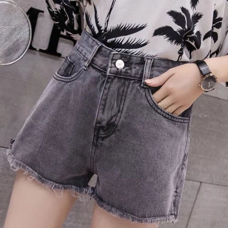 ショートパンツ デニム ハイウエスト 品番 Jrkw Shoppinggo ショッピングゴー のレディースファッション通販 Shoplist ショップリスト