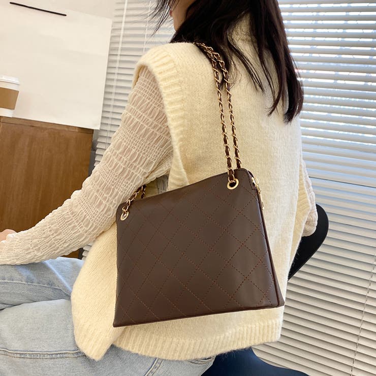 ブラウン | チェーンバッグ ミニバッグ ショルダーバッグ | shoppinggo