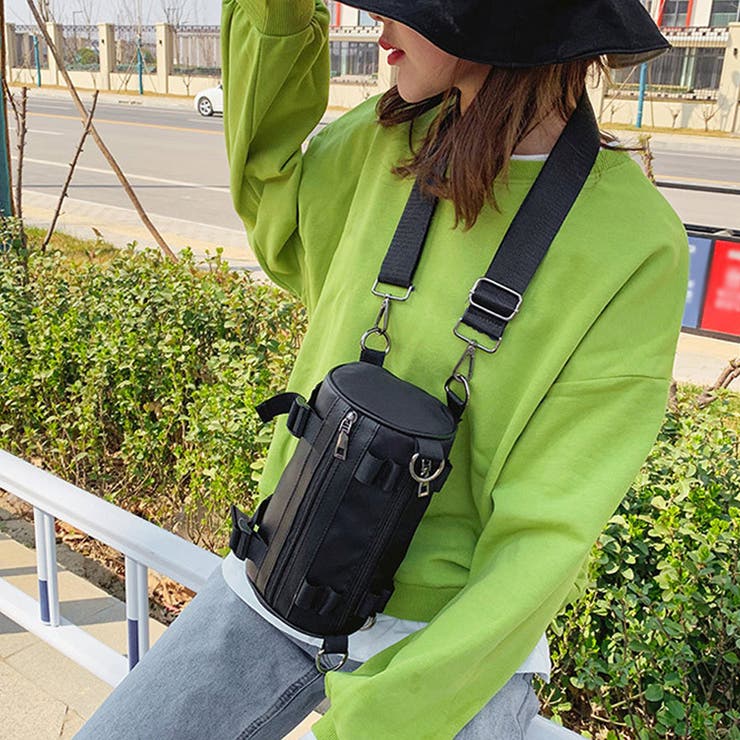  of Hai Pamela bag/シルク ショルダーバッグ 韓国 ショルダーバッグ レディース ナイロン[品番：STYB0007077