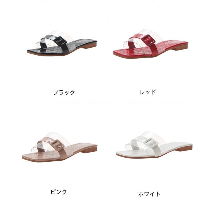 サンダル レディース スクエアトゥ | shoppinggo | 詳細画像2 