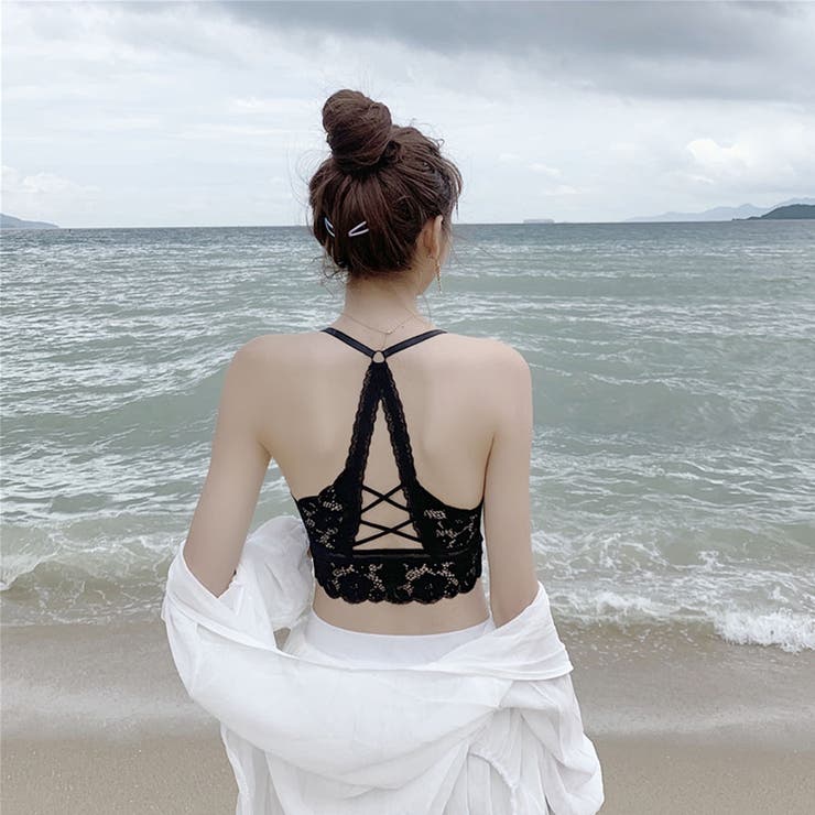 夏 総レース ショートキャミソール[品番：JRKW0002341]｜shoppinggo 