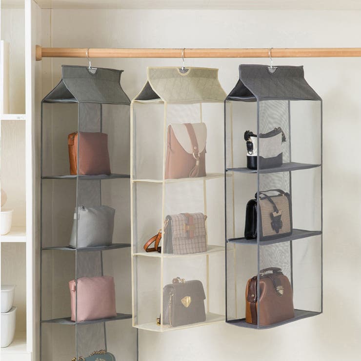 バッグ収納 3段 吊り下げ | shoppinggo | 詳細画像10 