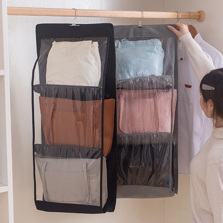 バッグ収納付き 6ポケット 三段 | shoppinggo | 詳細画像12 