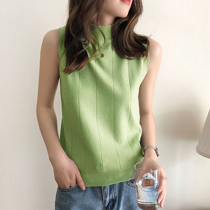 韓国ファッション 夏新作 サマーニット | shoppinggo | 詳細画像4 