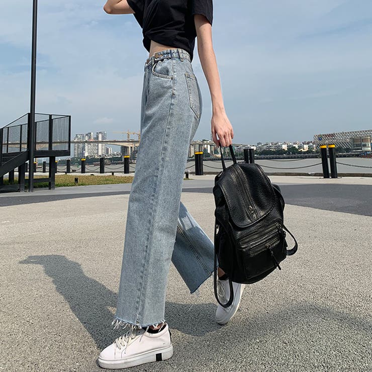 デニムパンツ レディース ハイウエスト | shoppinggo | 詳細画像10 