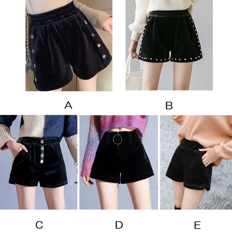 REXEIZEN ベロアショートパンツ サマーベロアショートパンツ【セットアップ着用可能】[品番