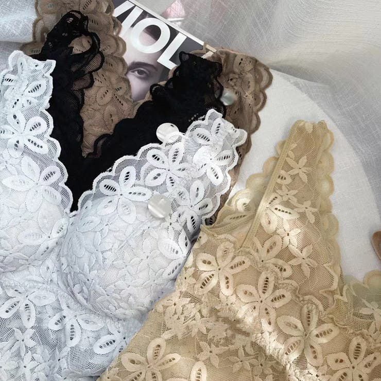 夏服 総レースキャミソール カップ付 | shoppinggo | 詳細画像5 