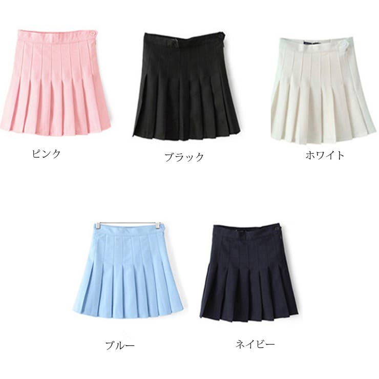 【JIL SANDER】ネイビー ミニプリーツスカート 後ろファスナー 折り返しプリーツミニスカート[品番：AMTW0010283]｜JUNOAH