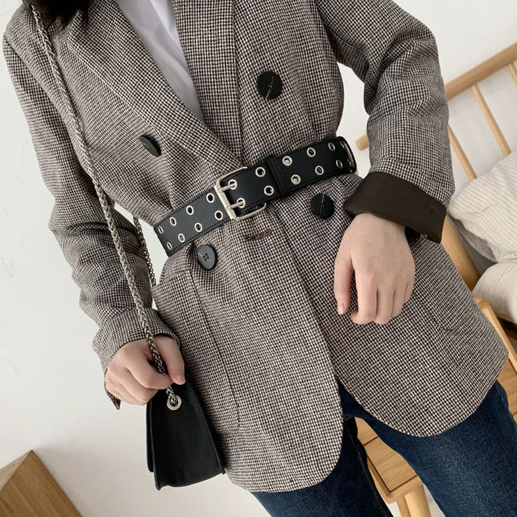 ブラック | ダブルピンカラーベルト | shoppinggo