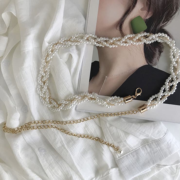 パールベルト パール チェーンベルト [品番：JRKW0002794]｜shoppinggo（ショッピングゴー）のレディースファッション通販｜SHOPLIST（ショップリスト）