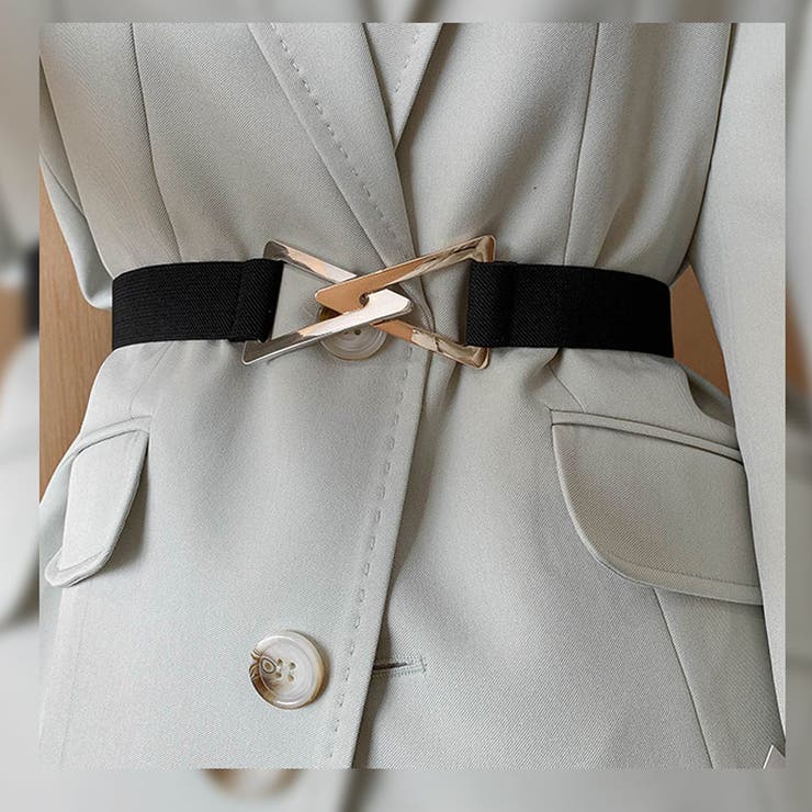 ゴムベルト 三角 バックル付レディース | shoppinggo | 詳細画像14 