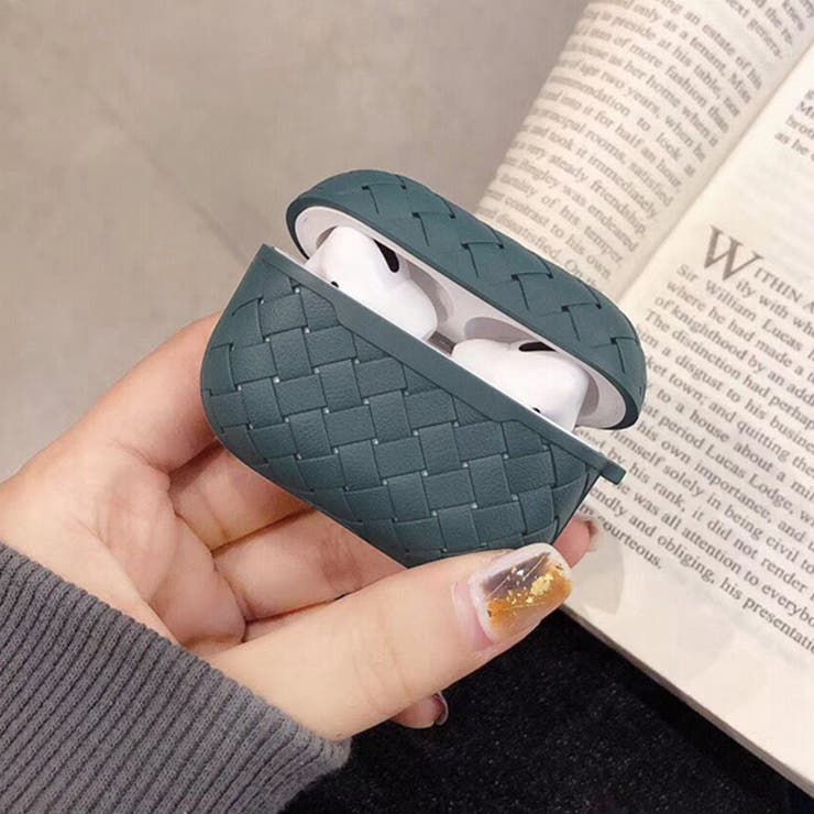 ブルー*Airpods pro