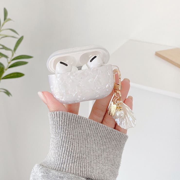 ホワイト*AirPodsPro | エアーポッズ リボン AirPods1 | shoppinggo