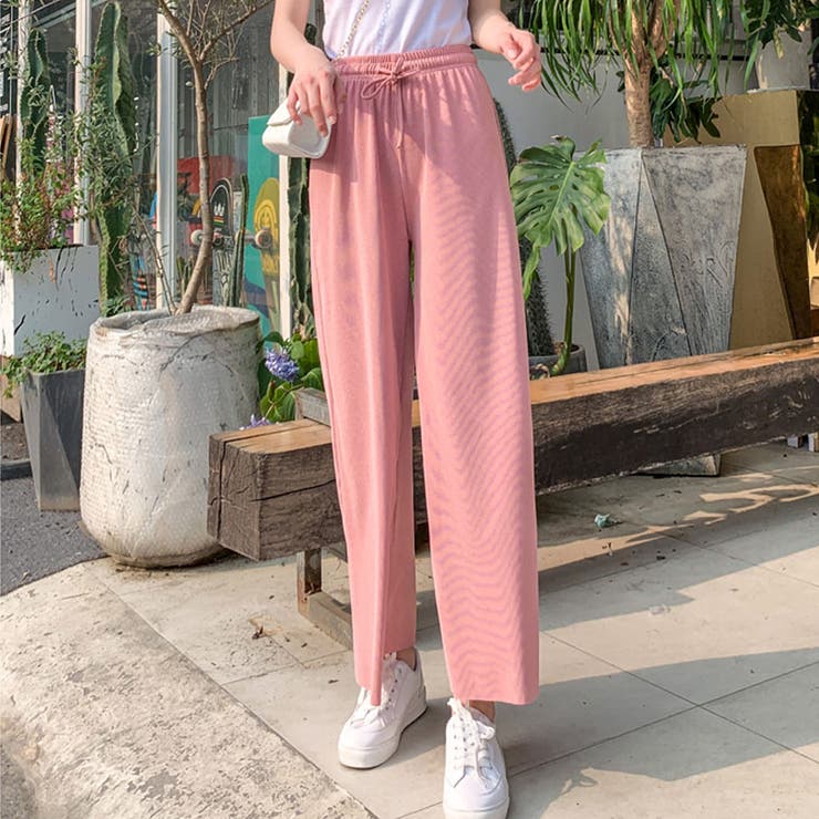 ルールロジェット　ハイウェストワイドパンツ　サイズ2 ワイドパンツ ハイウェスト レディース[品番：JRKW0001687