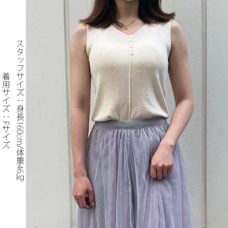 韓国ファッション 夏新作 サマーニット | shoppinggo | 詳細画像3 