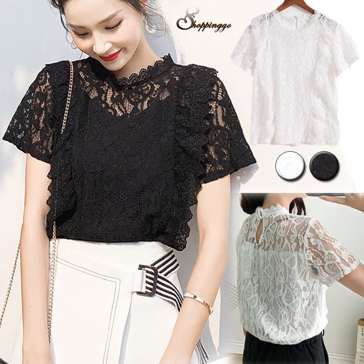Tシャツ 総レース カットソー 品番 Jrkw Shoppinggo ショッピングゴー のレディースファッション通販 Shoplist ショップリスト
