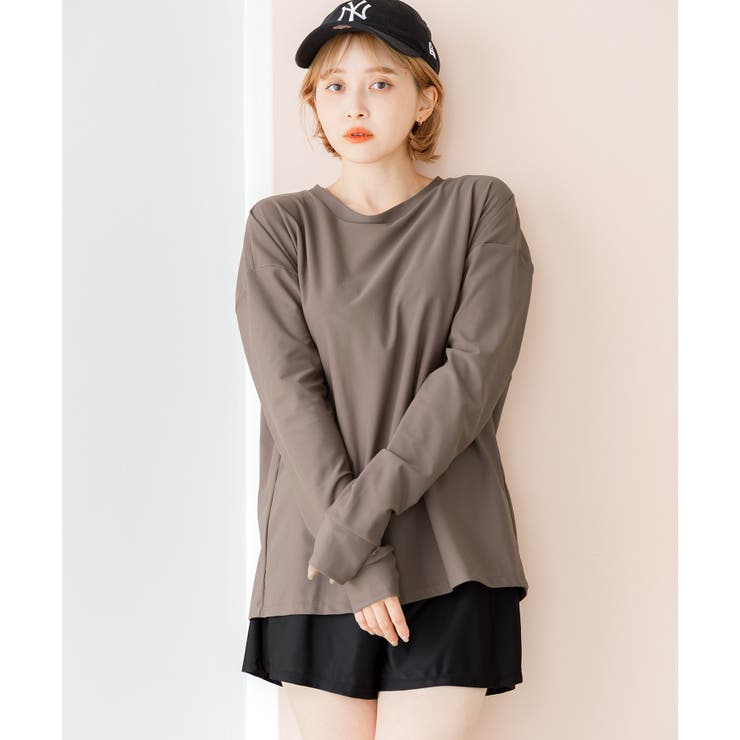 ラッシュガード付き ビキニ水着 4点セット[品番：SILM0013285