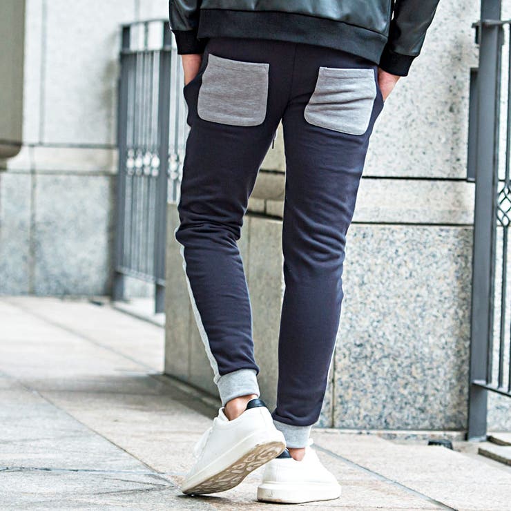 スウェットパンツ メンズ サイドラインcavaria裏毛リブスウェットパンツ 夏 品番 Silm Silver Bullet シルバーバレット のメンズファッション通販 Shoplist ショップリスト