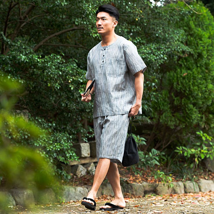 甚平 メンズ ヘンリー | SILVER BULLET | 詳細画像11 