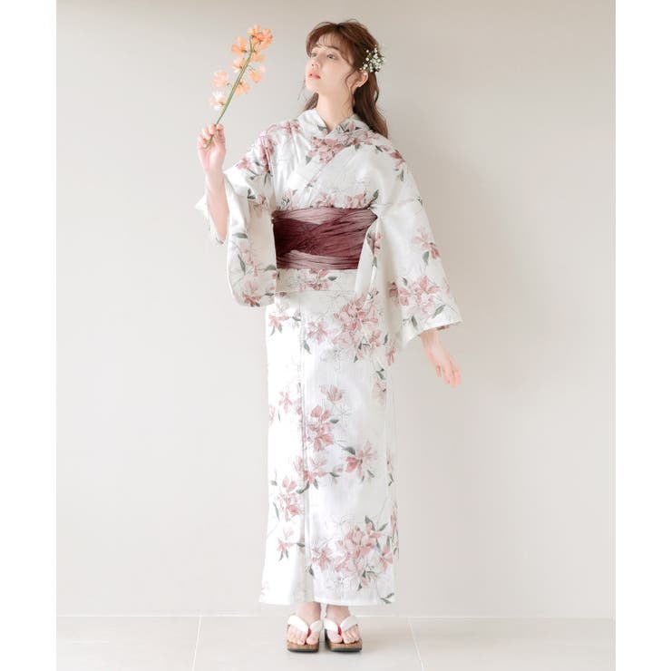 万寿菊の咲きちらし DITA ディータ 浴衣 セット 万寿菊の咲きちらし DITA ディータ 浴衣 セット（菊(きく
