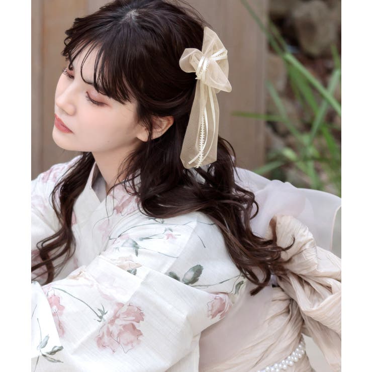 P.Beige | 髪飾り リボン レース | Dita