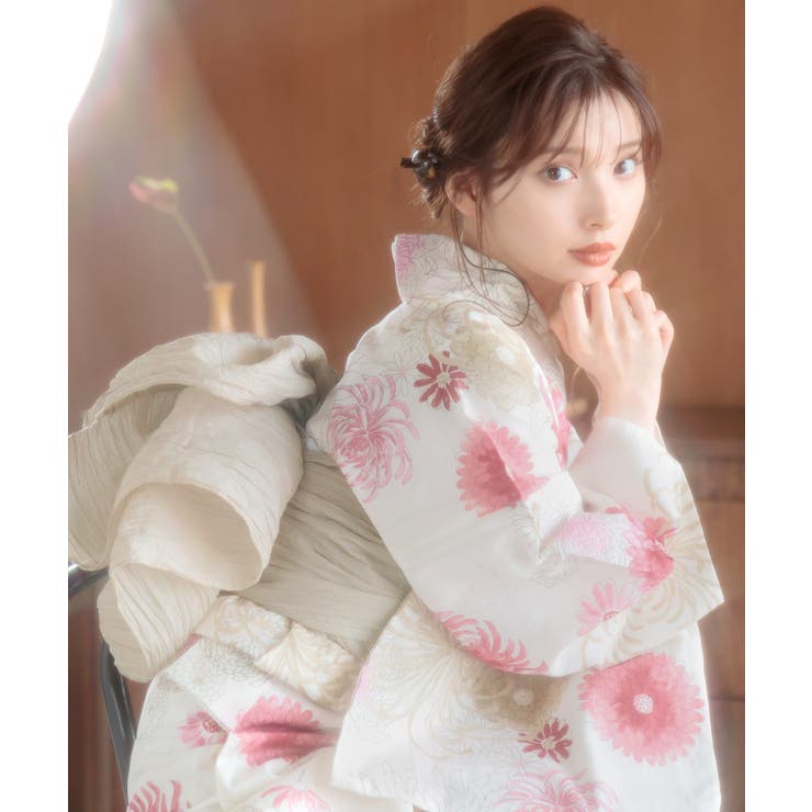 Dita 暗かっ 浴衣 夏の牡丹重ね