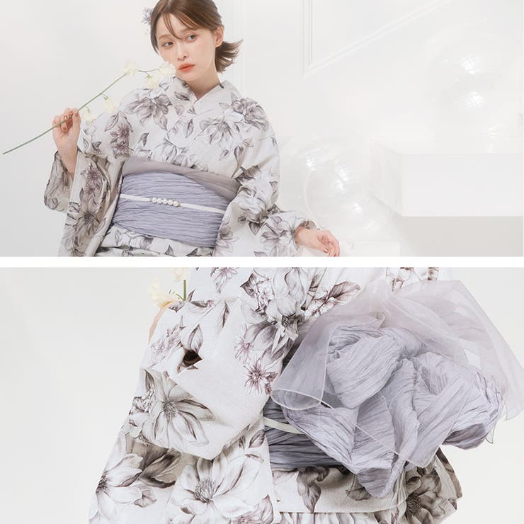 dita 浴衣 うたかたの月下美人 浴衣 セット レディース[品番