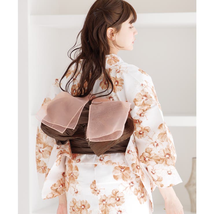Dita 浴衣 セット レディース 簡単（ゆかた・しわ兵児帯・下駄