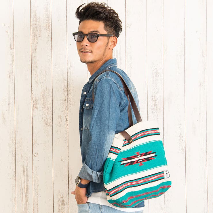 トートバッグ メンズ Aminaネイティブ柄 品番 Silm Silver Bullet シルバーバレット のメンズ ファッション通販 Shoplist ショップリスト