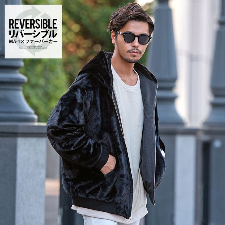 【定価50万円超！】AKM　 ラビットファーパーカー黒 定価50超！】AKM ラビットファーパーカー黒 メンズ