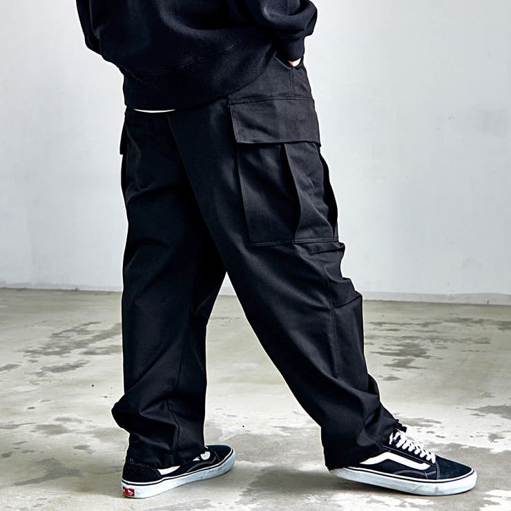 カーゴパンツ メンズ ワイドパンツ[品番：SILM0013714]｜SILVER