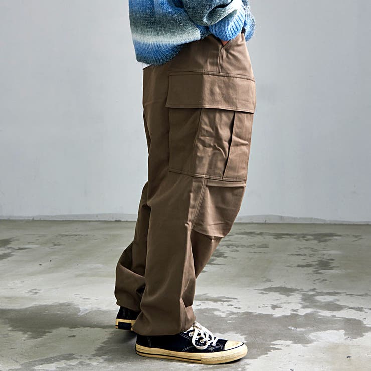 カーゴパンツ メンズ ワイドパンツ[品番：SILM0013714]｜SILVER