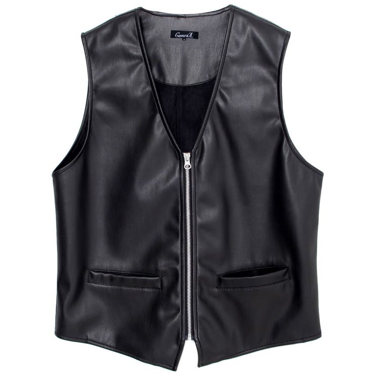 新品【ランバン コレクション】裏地がオシャレ! ベルベット ベスト ジレ黒 XL 新品【ランバン コレクション】裏地がオシャレ! ベルベット