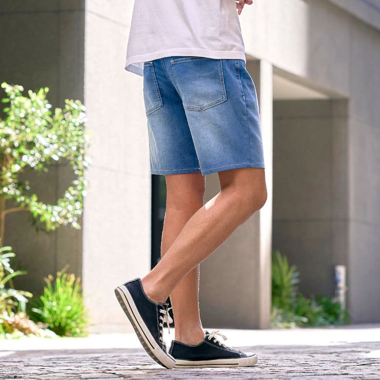Corteiz デニムショートパンツ デニム ショートパンツ ダメージ加工 ホットパンツ レディース