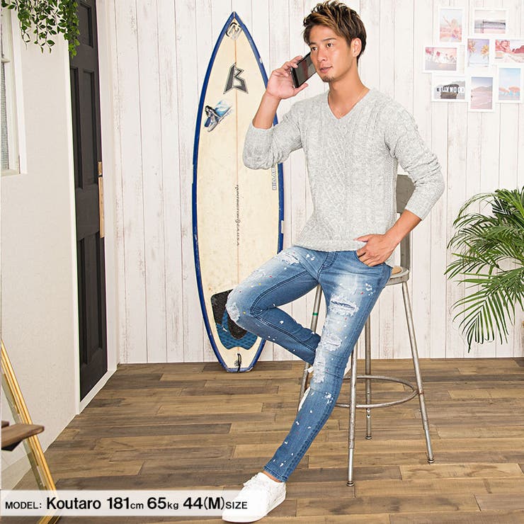 cavaria コーティング ダメージ フレア リペア デニム 平成 お兄系 cavaria コーティング ダメージ フレア リペア デニム 平成 お兄系