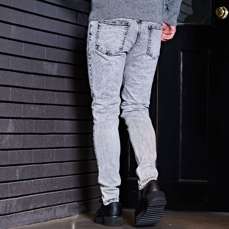 デニムパンツ メンズ ケミカル | SILVER BULLET | 詳細画像7 