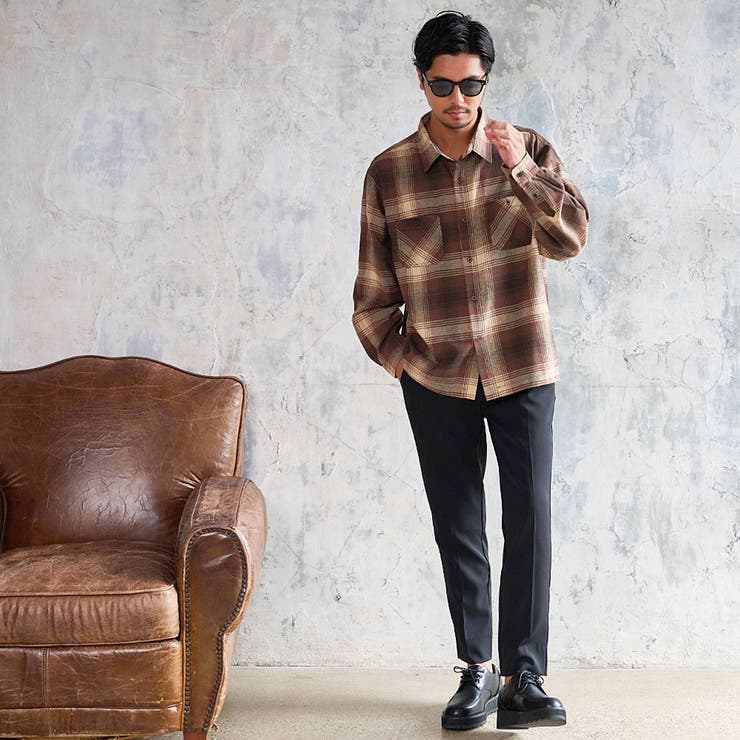 チェックシャツ メンズ 長袖 | SILVER BULLET | 詳細画像8 