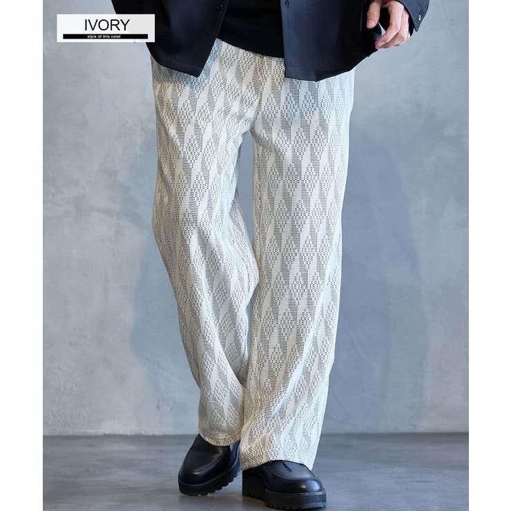 イージーパンツ メンズ 総柄 | SILVER BULLET | 詳細画像12 