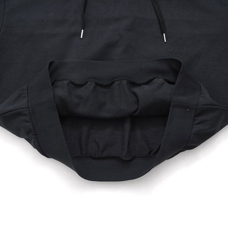 CavariA PUレザーライン入り長袖プルオーバービッグパーカー パーカー | SILVER BULLET | 詳細画像16 