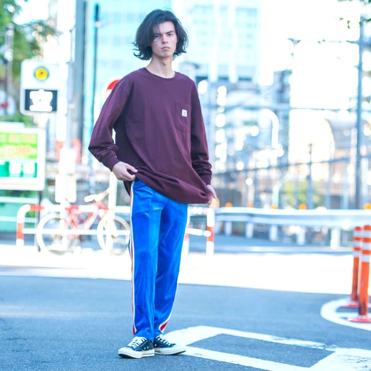 COLLINA STRADA ベロアパンツ Mサイズ BUENA VISTA ブエナビスタ / VELOUR TRACK PANTS ベロアトラック