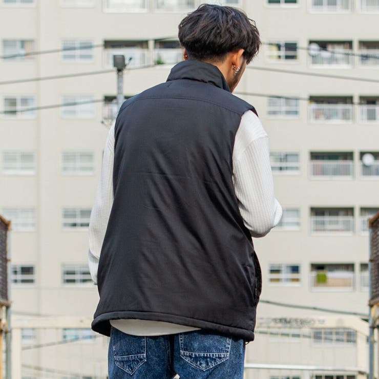 中綿ベスト メンズ 中綿ブルゾン | SILVER BULLET | 詳細画像6 