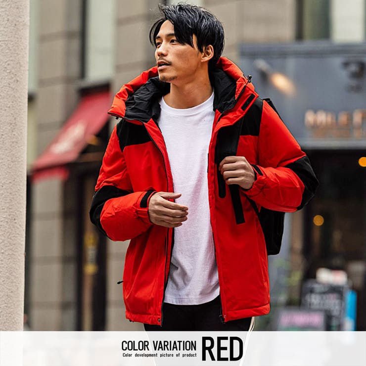 3(RED/レッド)】中綿ジャケット メンズ ブルゾン[品番：SILM0012446]｜SILVER BULLET（シルバーバレット）のメンズ ファッション通販｜SHOPLIST（ショップリスト）