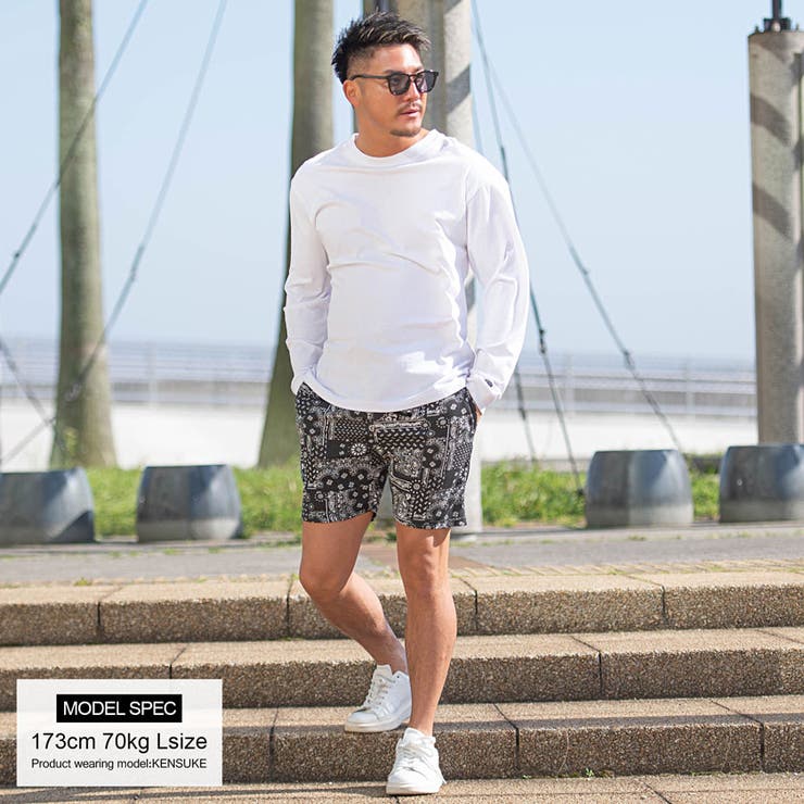 ハーフパンツ メンズ ショートパンツ[品番：SILM0013054
