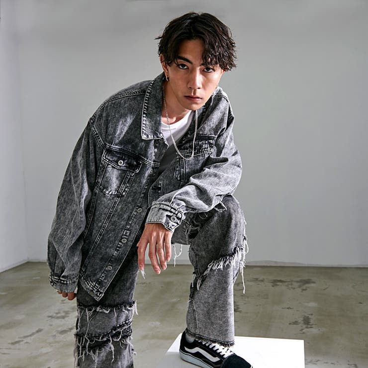 デニムジャケット メンズ Gジャン[品番：SILM0013428]｜SILVER
