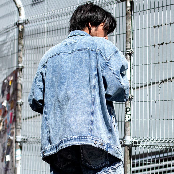デニムジャケット メンズ Gジャン[品番：SILM0013428]｜SILVER