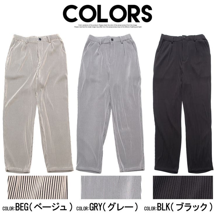 パンツ メンズ プリーツパンツ[品番：SILM0013659]｜SILVER