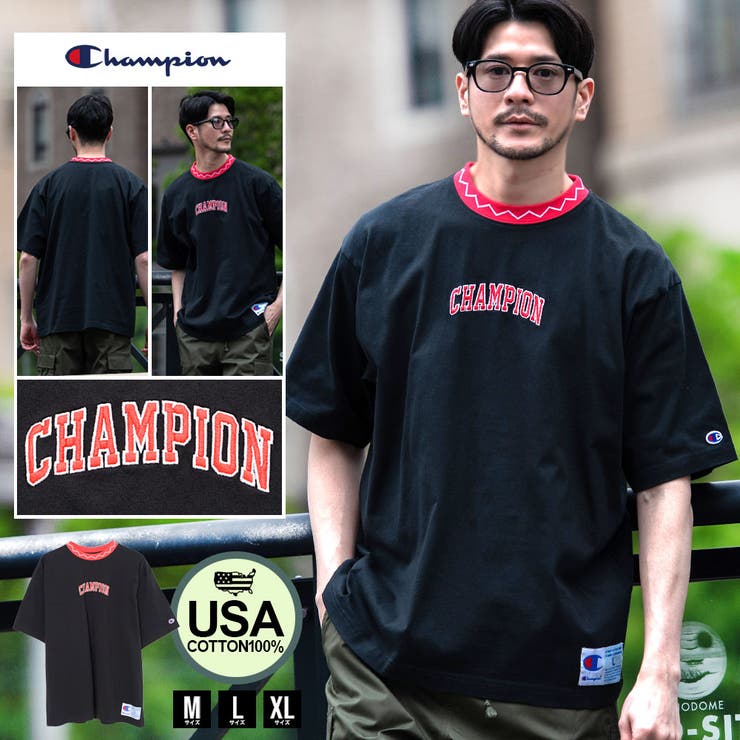 Chapion チャンピオン Tシャツ[品番：SILM0014329]｜SILVER